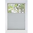 BlindsAvenue Cordless Top Down Bottom Up Cellular Honeycomb Shade, 9/16" Single Cell, Blackout, Gray Sheen, Size: 62" W x 72" H