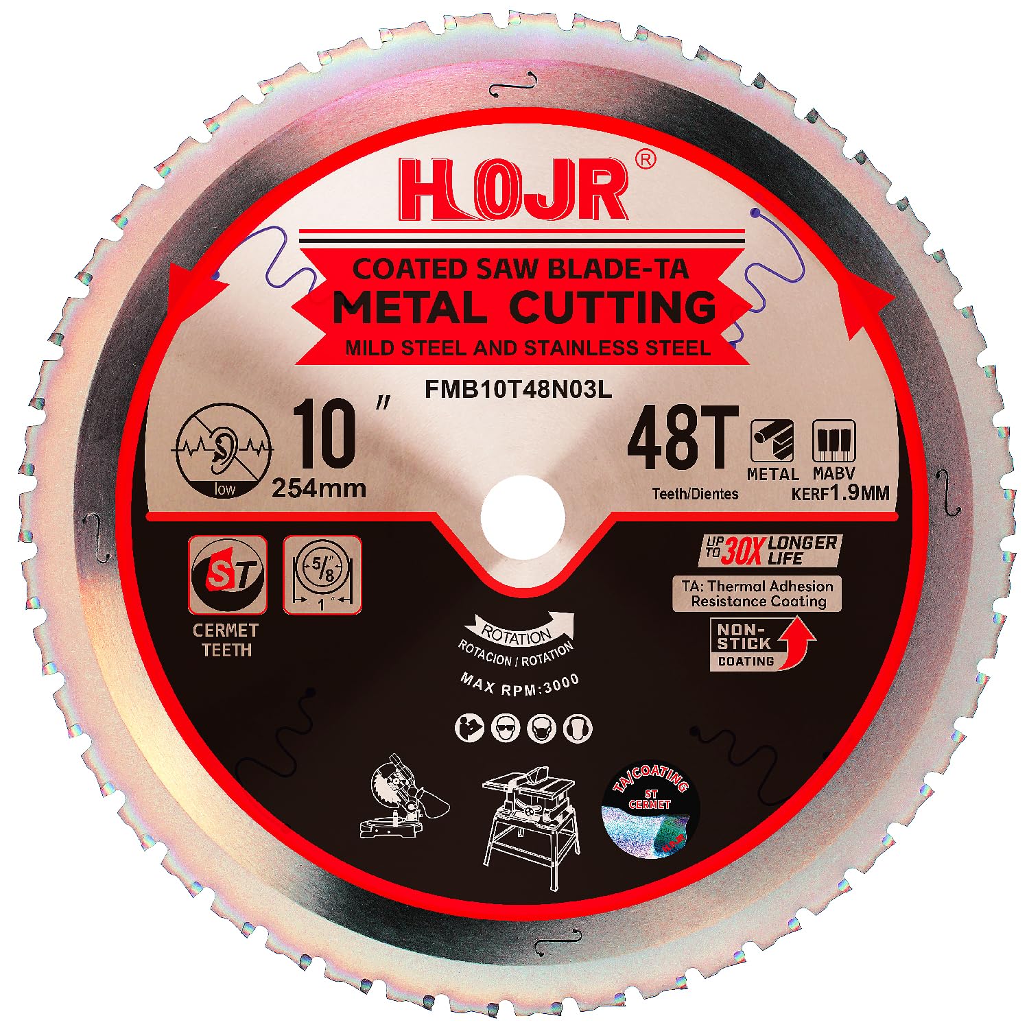 Metal Cutting Circular Saw Blade - 60 Tooth -14 Metal Cutting Circular Saw Blade - 60 Tooth -14