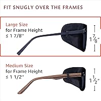 Vista 43 de Astropic Parche de seda para ojos para adultos y niños, gafas para cubrir cualquier ojo, Plástico