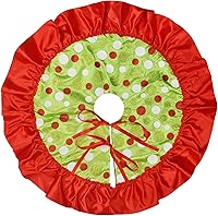 Vista 12 de yuboo Falda de Árbol de Navidad Bohemia Blanca, 48 Pulgadas, 6 Capas, Rústica Esponjosa con Volantes, Alfombrilla de Falda de Árbol