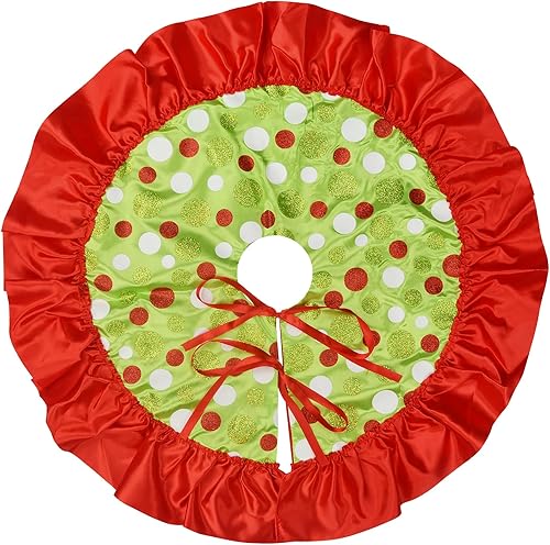 Miniatura 12 de yuboo Falda de Árbol de Navidad Bohemia Blanca, 48 Pulgadas, 6 Capas, Rústica Esponjosa con Volantes, Alfombrilla de Falda de Árbol