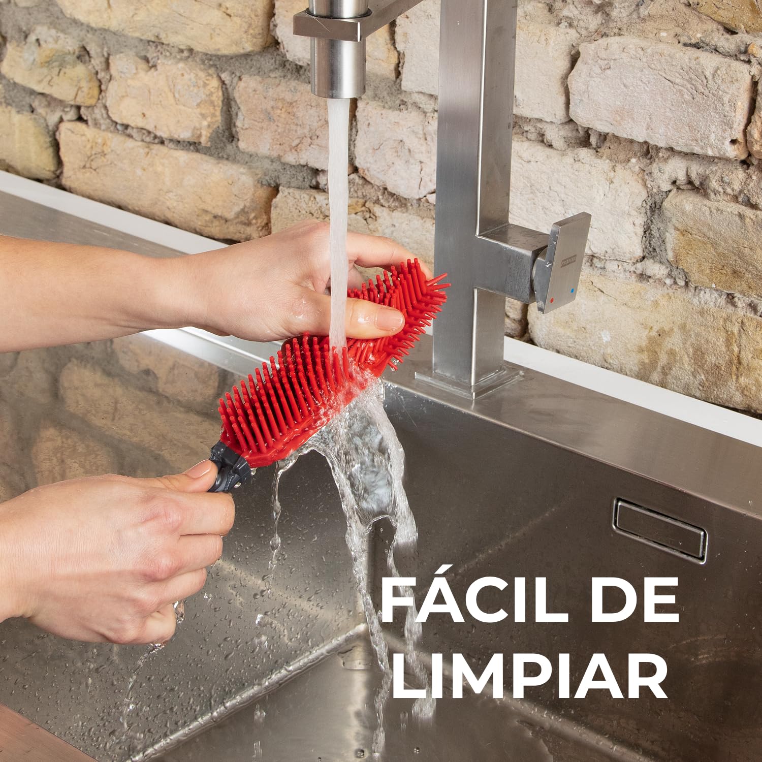 Vileda Cepillo Electrostático Pet Pro | Potencia Electrostática | Ideal para Espacios Reducidos | Lavable | Larga duración