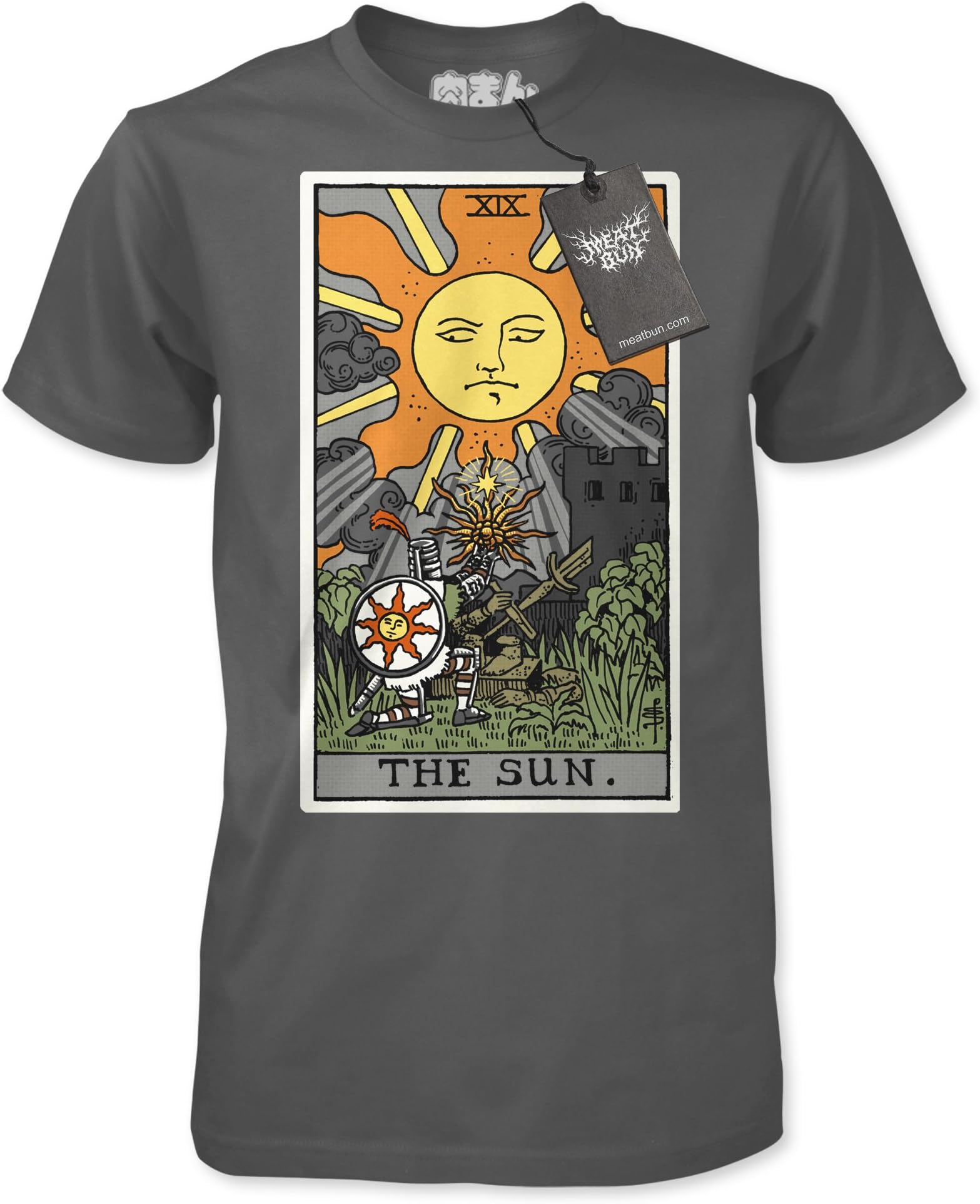 The Sun Solaire Tarot Card T-Shirt