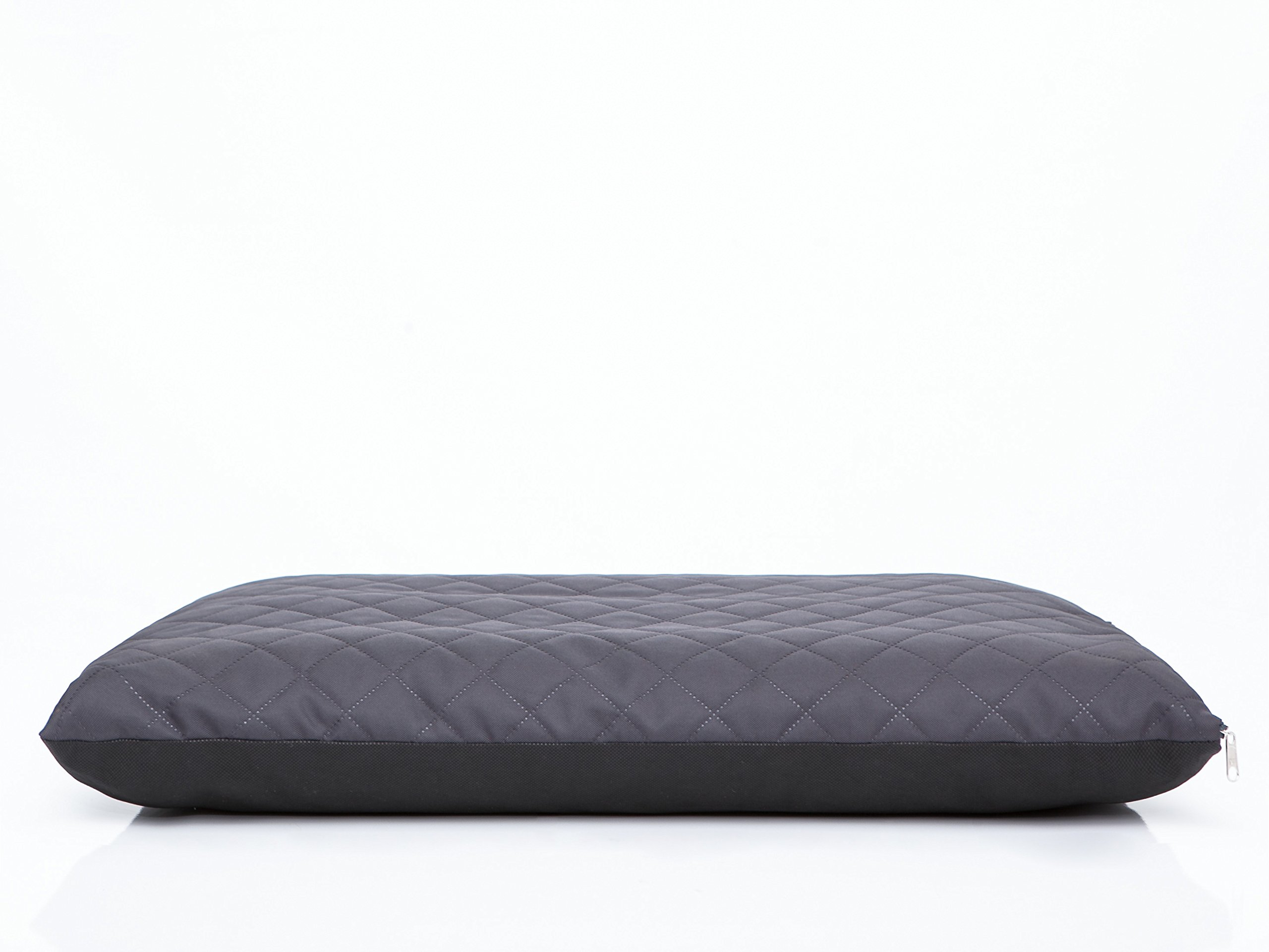 Pillowprim Cojín para perros Elite Colchón Cama para Perros Sofá Perros Cama para Perros Cama para Mascotas Suave Cama XL 74 x 50 cm Grafito Codura