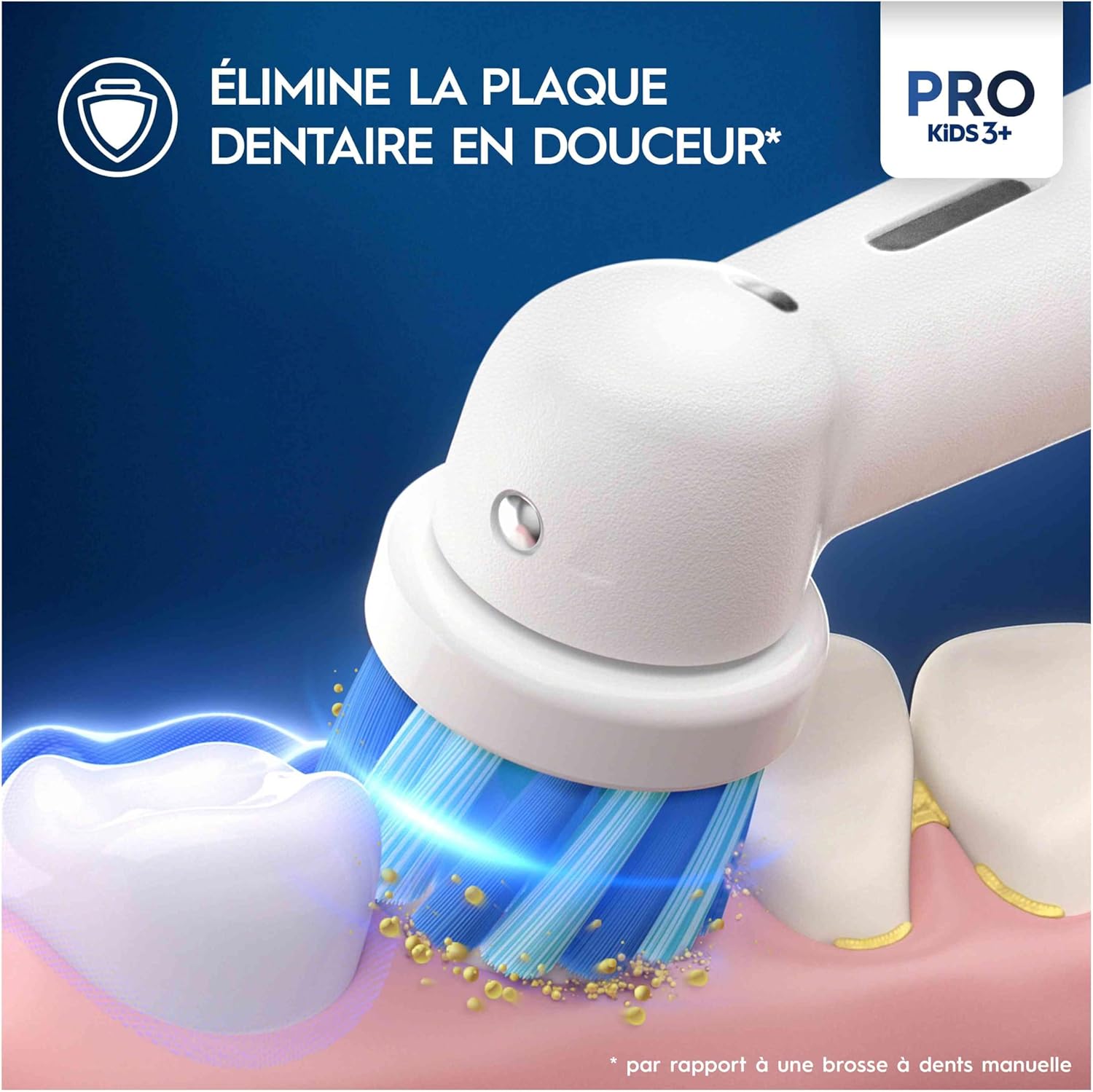 Oral-B Oral-B Pro Kids Brossettes Disney La reine des neiges, Pack De 4 Unités in use