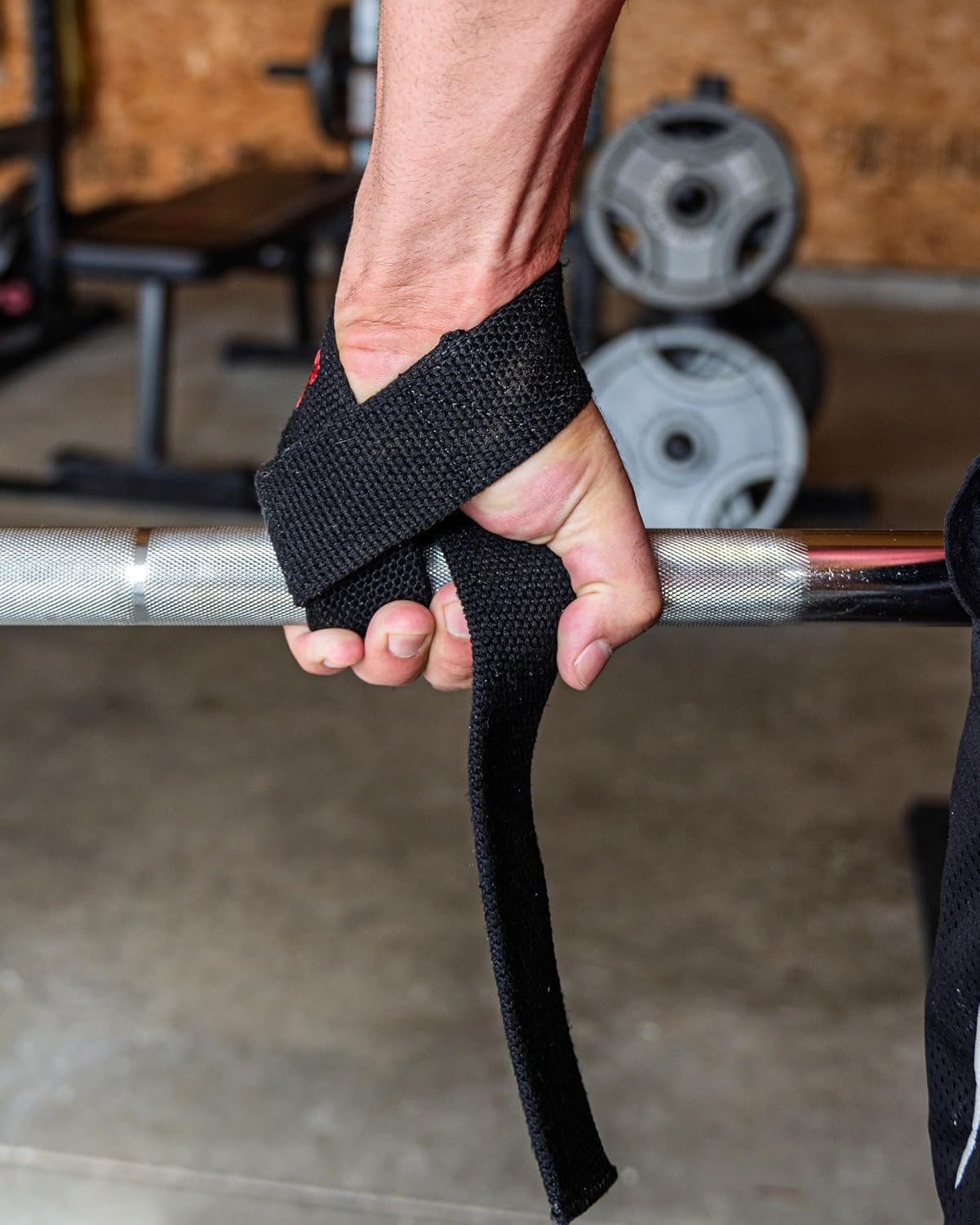 Minimalist Cotton Lifting Straps – Heavy Duty Deadlift Straps with Reinforced Stitching