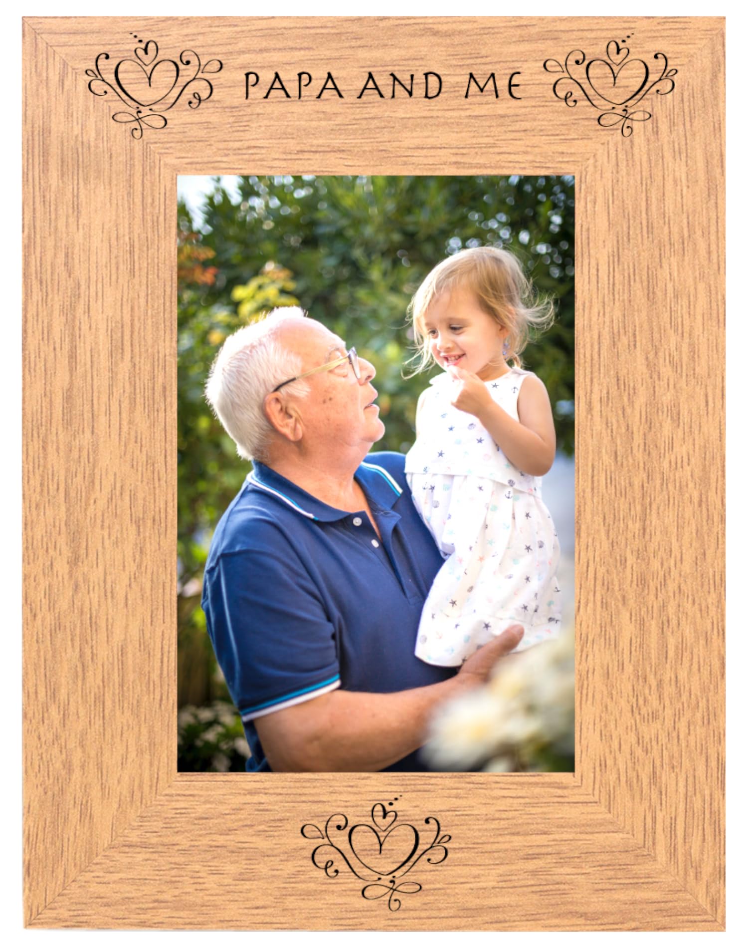 Chris Bag Of Goodies Brown Papa And Me 6X4 Photo Picture Frame Portrait Photoframe Gift From Son Daughter Kids