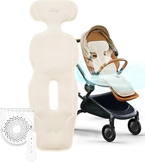 Mima Colchoneta Universal con Ventilador para Silla de Paseo y Carrito FLO Donut Cojín…