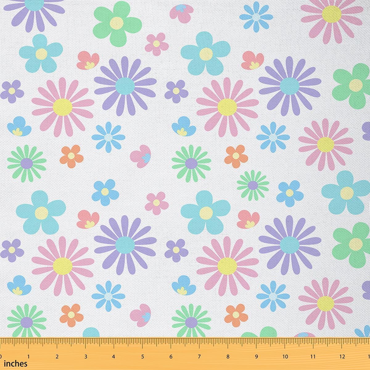 Paisley Flowers Fabric by The Yard,Boho Style Exotic Upholstery Fabric,Retro Floral Bohemia Decorative Furnishing Fabrics,Beige Green Red Crafts & Sewing Supplies DIY Fabrics,10 Yards,360" L x 59" W