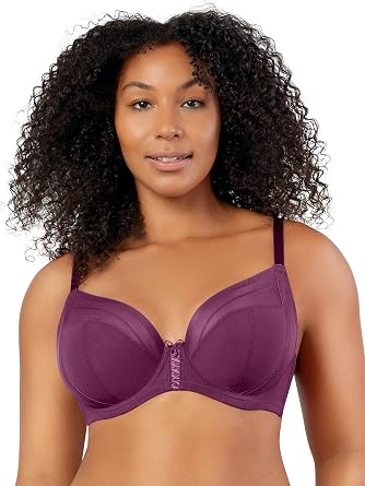 PARFAIT Shea Side Support Plunge Bra 34D, Blackberry