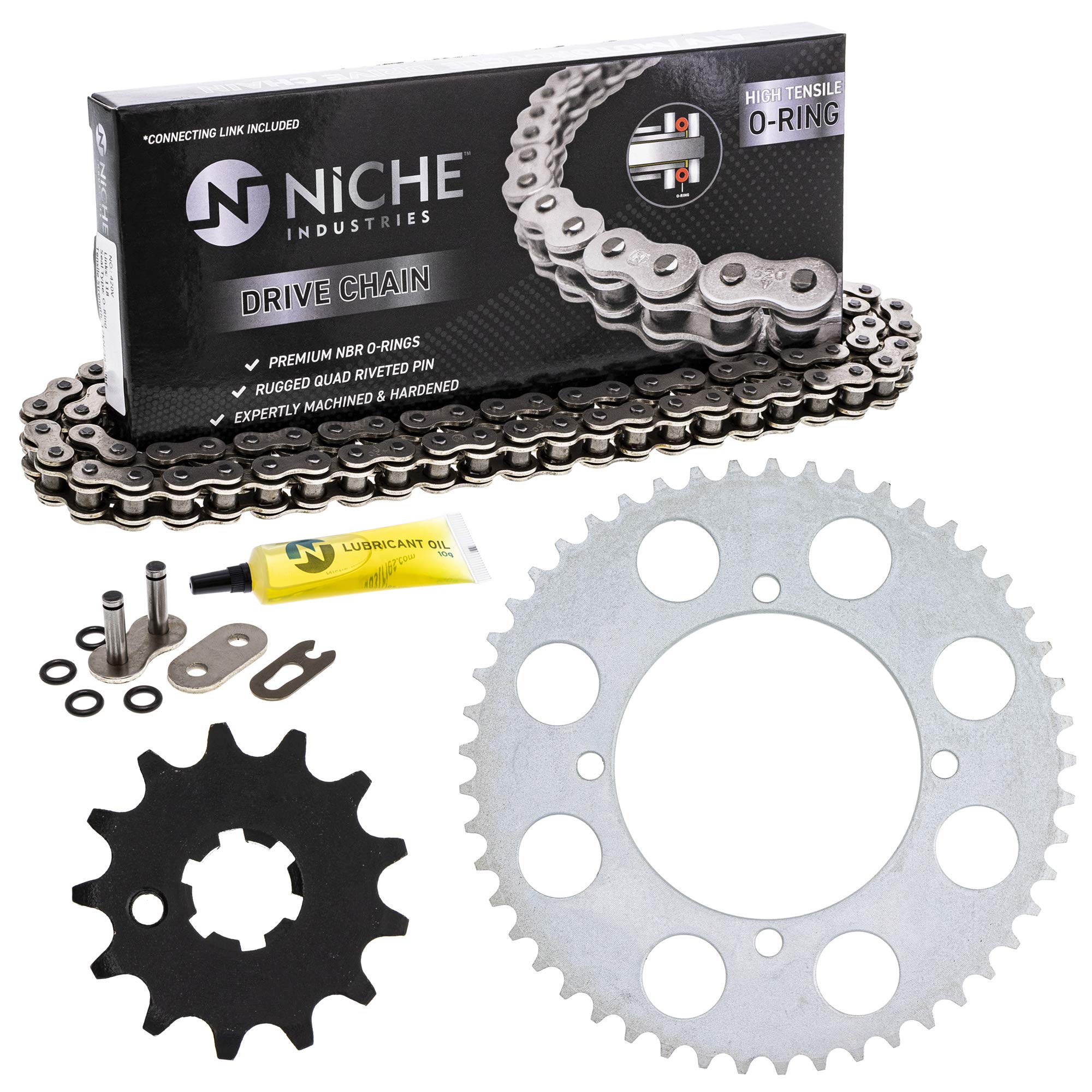 Amazon.com: NICHE Drive Sprocket Chain Combo for Kawasaki KX100