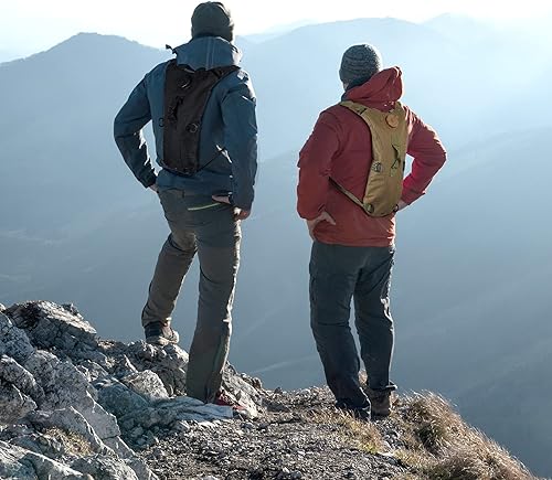 Miniatura 7 de Mochila de hidratación con vejiga de agua de 3 L, mochila táctica de agua ligera, paquete de hidratación para senderismo, ciclismo, correr