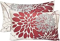 Vista 68 de Juego de 2 fundas de almohada decorativas de 18 x 18 pulgadas, fundas de almohada decorativas para sofá, sala de estar, exterior, funda de almohada