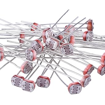 ELECTROBOT 30 Pieces LDR Photoresistor Photo Light Sensitive Resistor Light Dependent Resistor 5 mm GM5539 5539