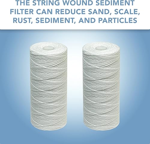 Miniatura 2 de Culligancw5-bbs COMPATIBLES Heavy Duty cartucho de filtro de sedimentos de polipropileno para toda la casa Sistema, color blanco, 5Micron 2Pack by