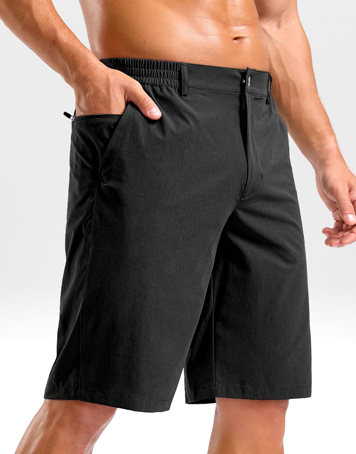 G Gradual Men's Shorts 11" Lightweight Casual Shorts for Men with 3 Pockets Summer Quick Dry Breathable Golf Shorts - Image 7