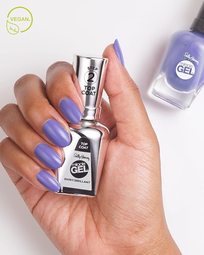 Sally Hansen Miracle Gel Top Coat Brillante 0.5 Fl Oz miniatura 6