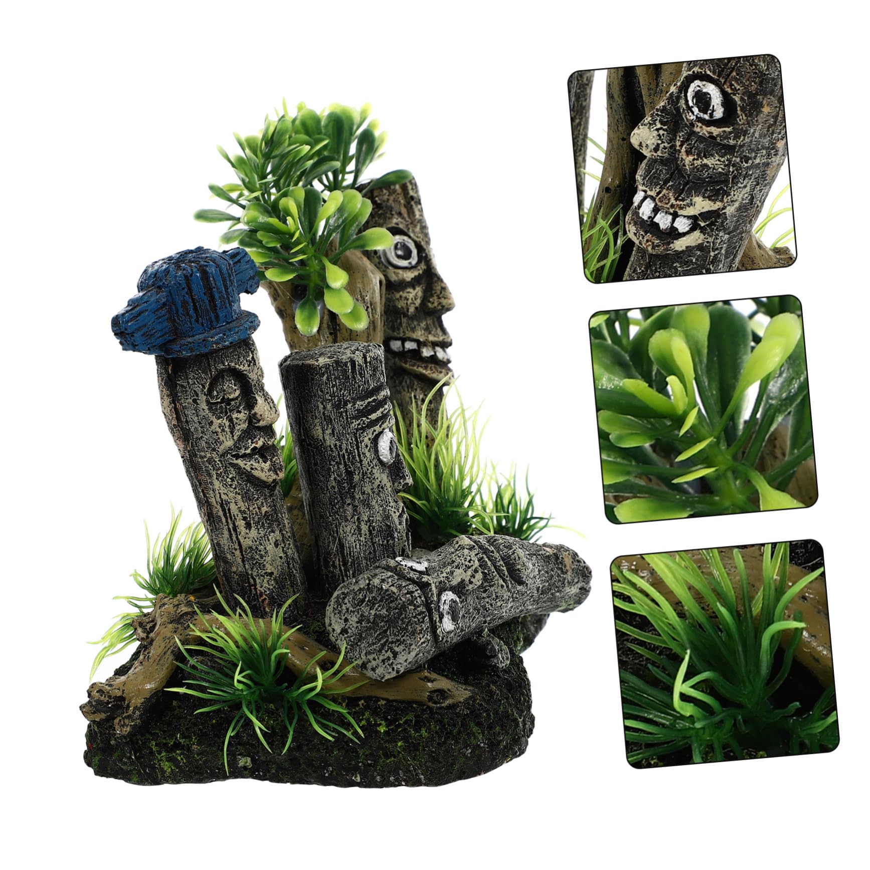 Toyvian Lot De 2 Décorations D'Aquarium en Résine