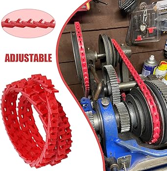 5FT Power Twist V Belt 1/2-Inch x 5 Feet A Type, Adjustable Link