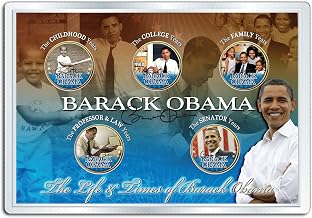 BARACK OBAMALife & Times 24K Gold Plated Statehood Hawaii Quarter 5-Coin Set