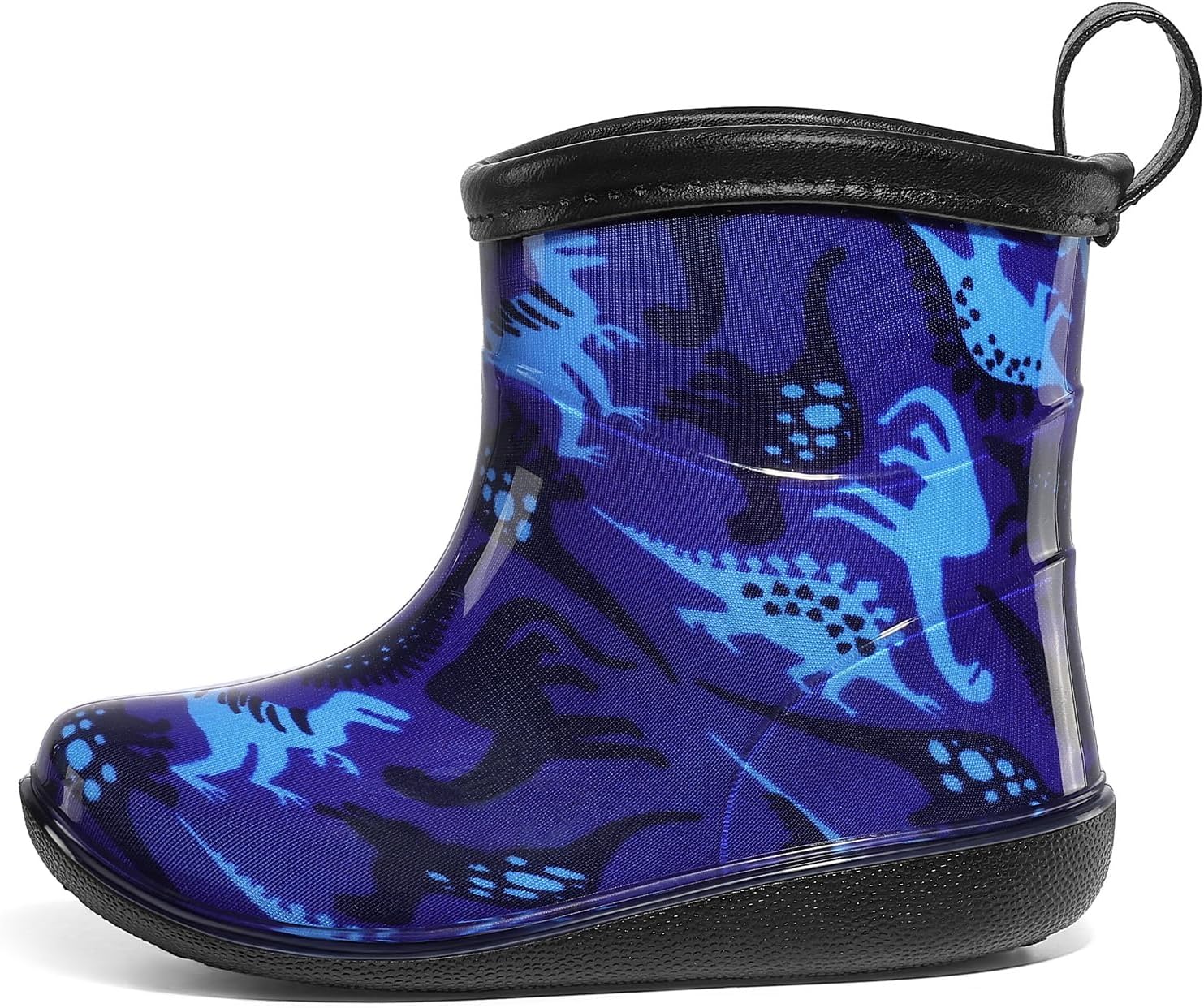 K KomForme Toddler Rain Boots Baby Easy-on Rain Shoes Lightweight Waterproof for Boys and Girls