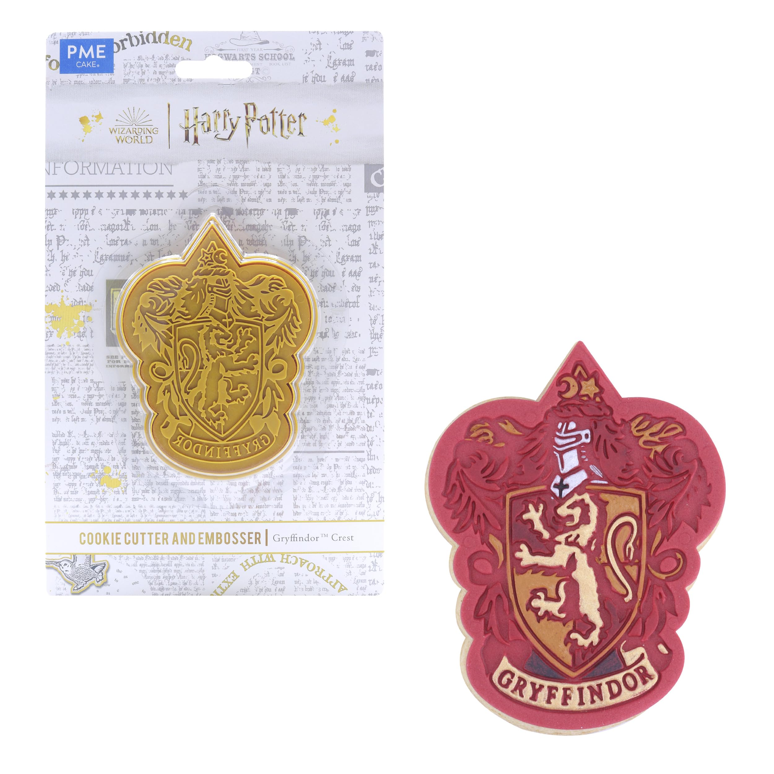 PME Harry Potter Cookie Cutter & Embosser, Gryffindor Crest