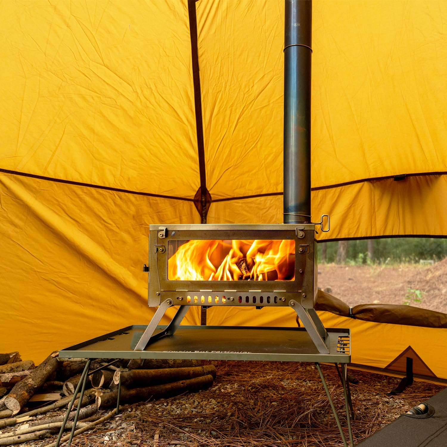 FireHiking Ultralight Wood Stove (2nd Gen) LANK Max Camping Titanium Tent Stove Thickened TA1 Anti-deformation Folding Portable Wood Burning Stove