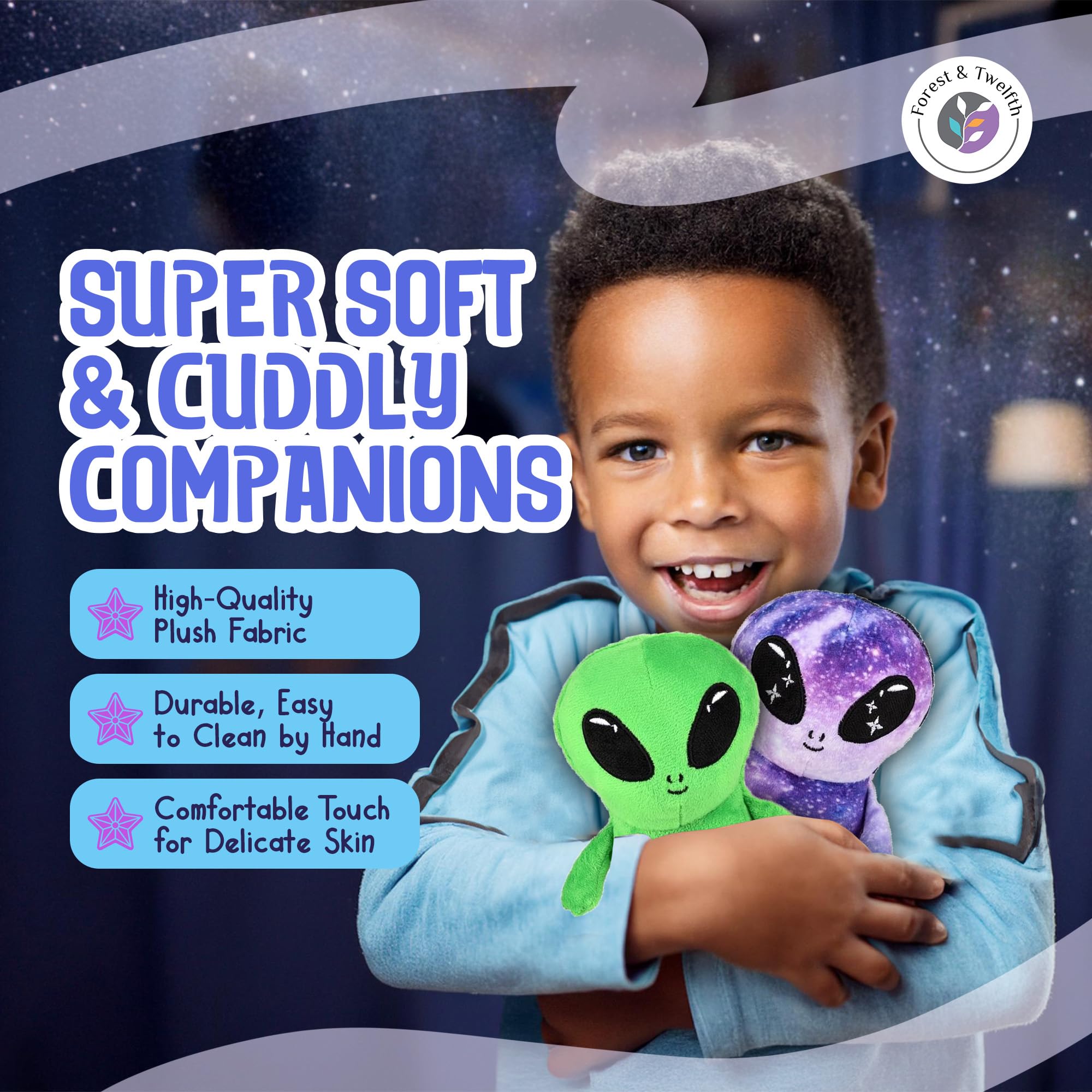 Amazon.com: Forest & Twelfth Reverse EEZ Plush Alien, 2 in 1