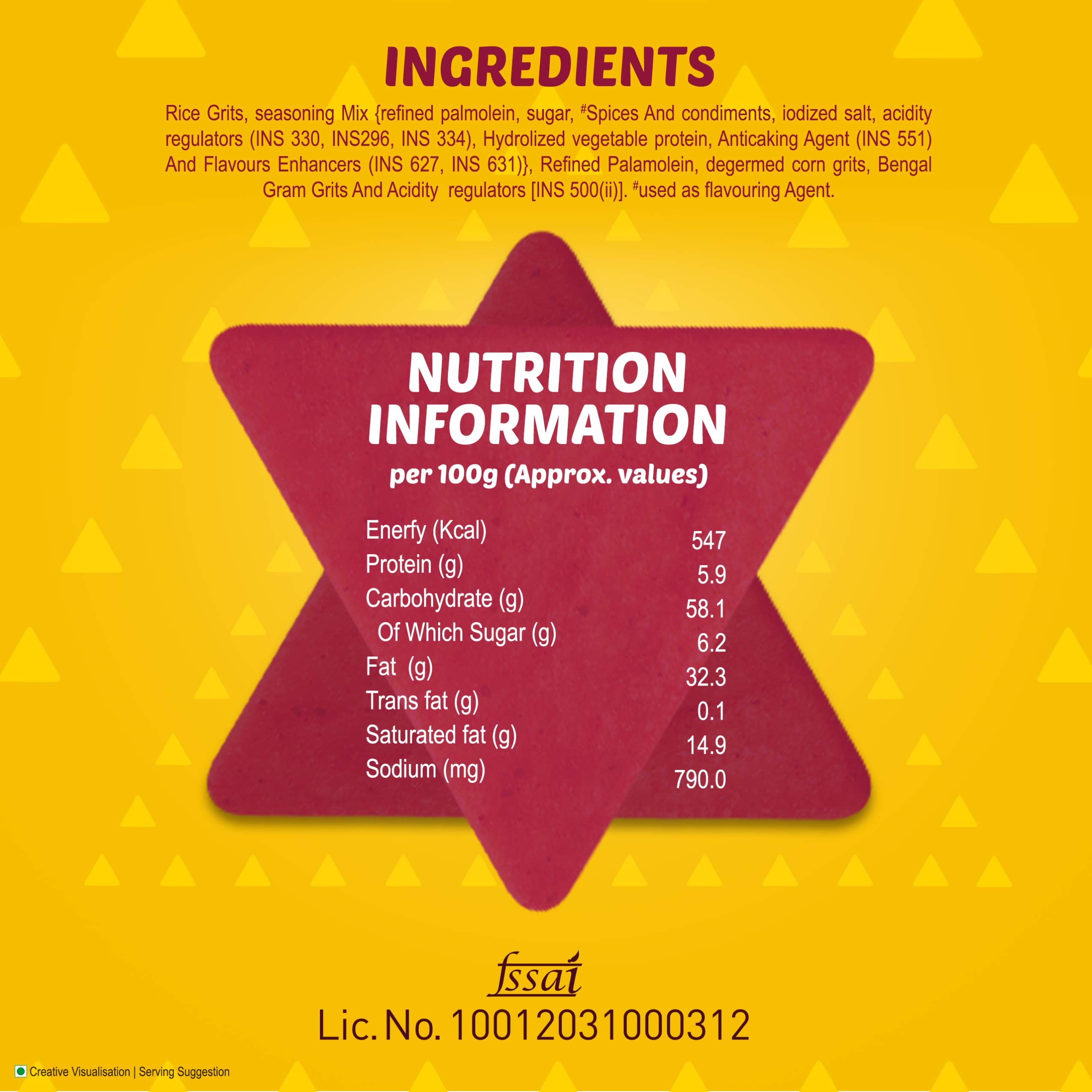 Buy Bingo! Mad Angles Achaari Masti Mango Pickle Flavour Crunchy