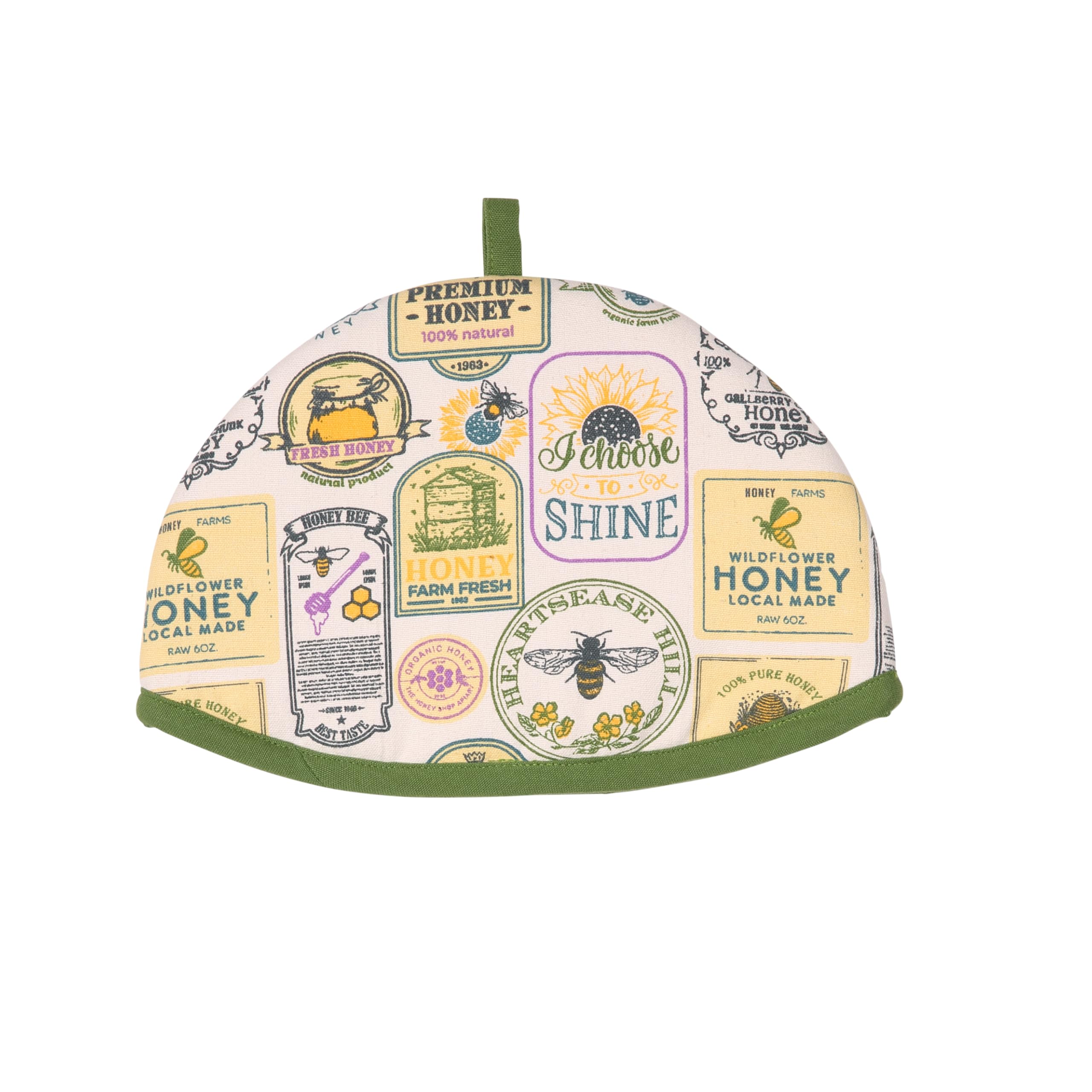 Dexam Honey Pot Couvre-théière Vert Olive Taille M