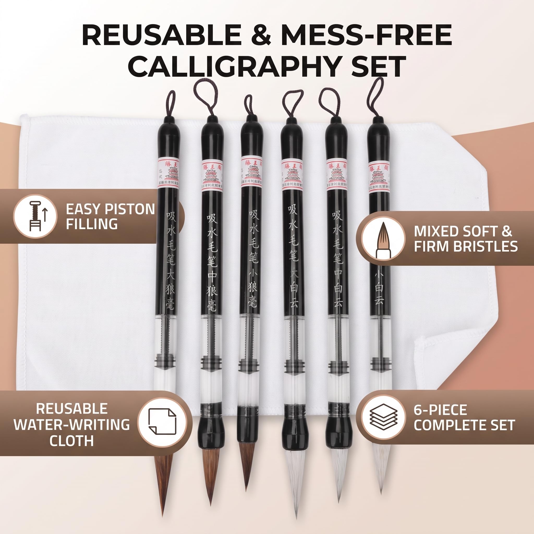 Water Brush Pens Set - Calligraphy & Painting -8