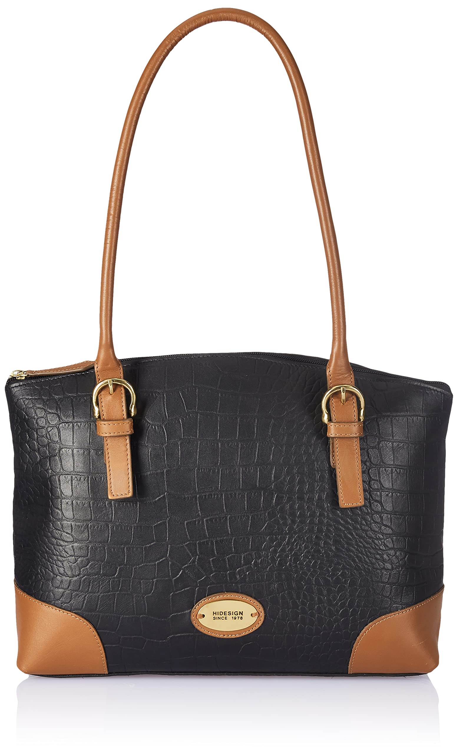 Hidesign womens EE SATURN I Large Black Tan Tote Bag (B07VB3WC68) Amazon Price History, Amazon Price Tracker