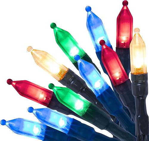 AWQ Guirnalda de luces de hadas de 120 LED de 49 pies con control remoto y alimentado por USB, 8 modos para decoraciones de interiores y exteriores