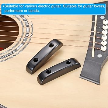 MECCANIXITY Plastic Bass Thumb Rest Finger Rest Black with Screws