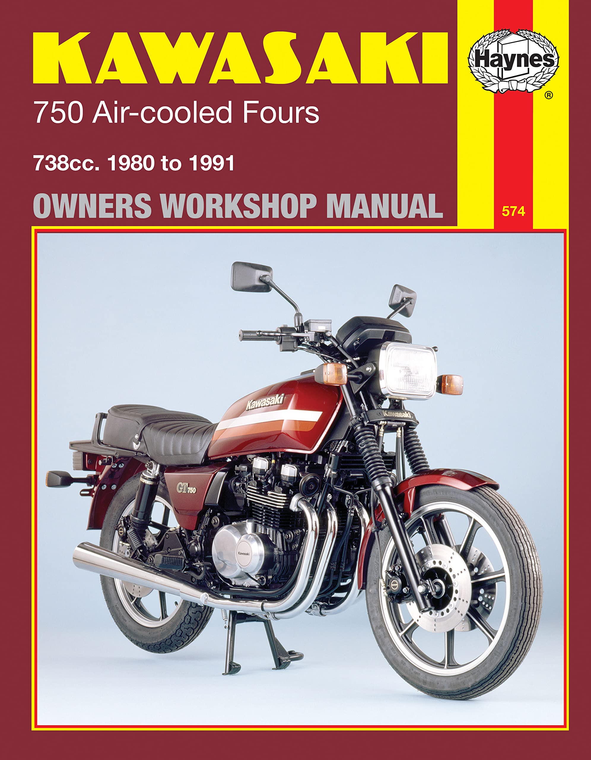 Kawasaki 750 Air-Cooled Fours (80 - 91) by Haynes Publishing (Paperback Book)