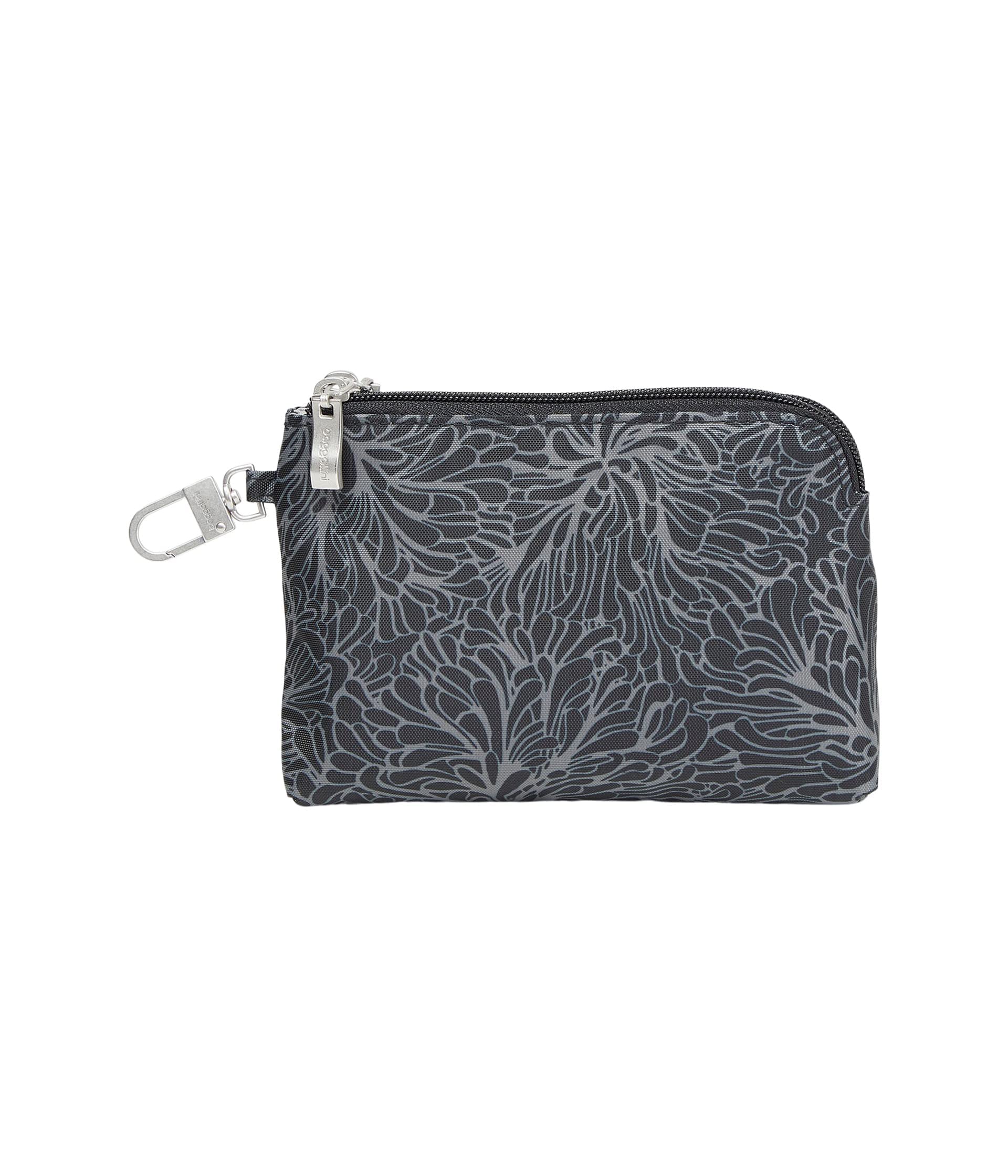 Baggallini Women's On The Go Daily Bag RFID Daily Pouch for Travel, Midnight Blossom Print, One Size