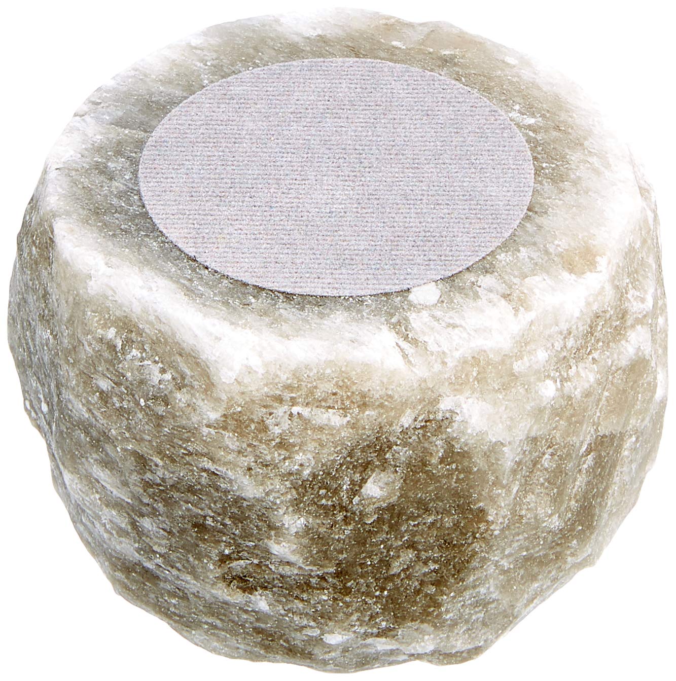 Zestaw świeczników na podgrzewacze Rock-Trio 3 x ok. 400 g, sól kryształowa z Pendżaba/Pakistanu, pomarańczowy, biały, szary, Ø 7 cm