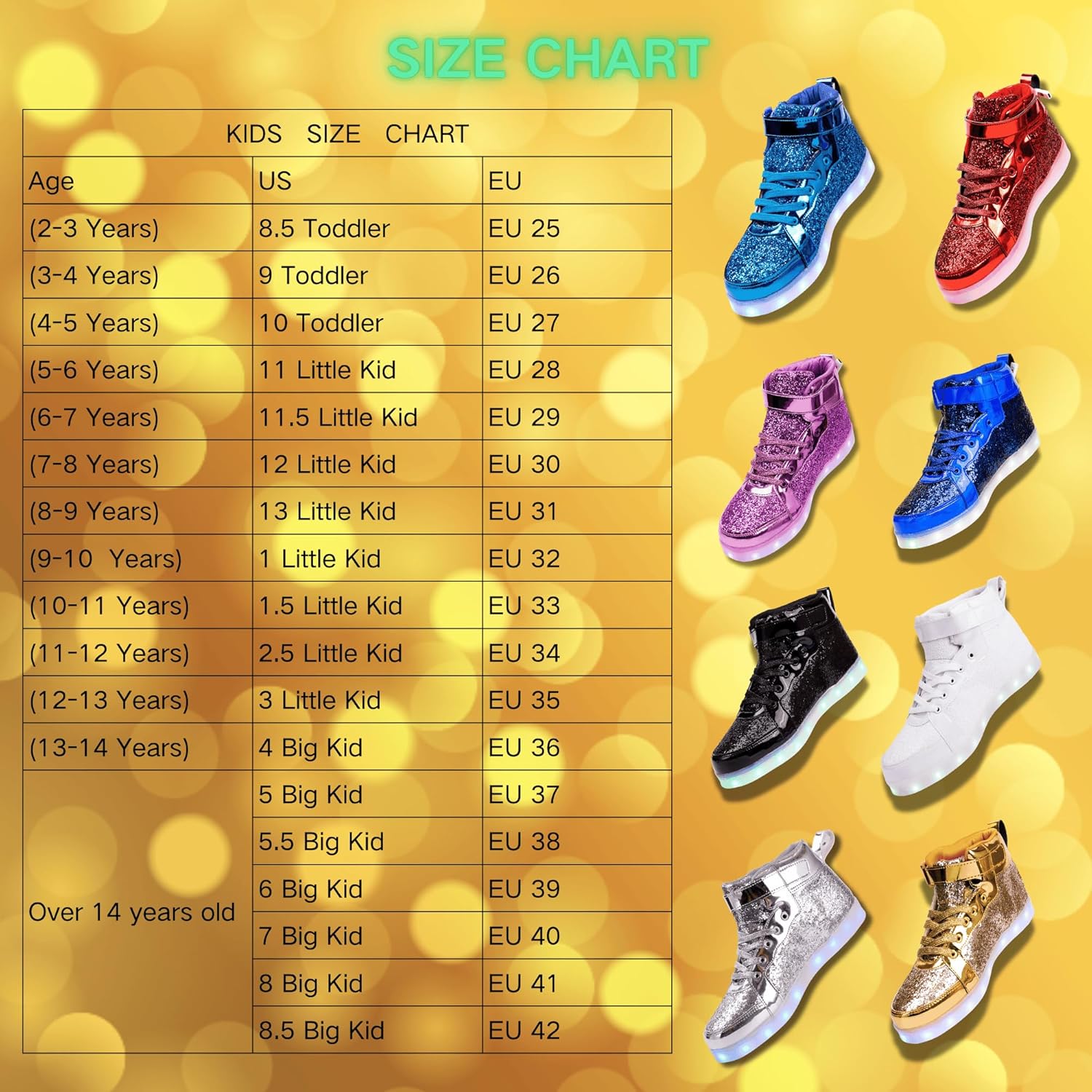 Glitter Led Shoes Light Up Shoes High Top Sneakers for Women Men Flashing Dancing Shoes for Halloween Christmas Party with USB Charging - Image 6