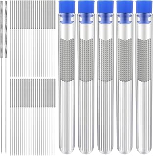 100Pcs 3D Printer Nozzle Cleaning Kit 0.4 mm 3D Printer Nozzle Cleaning Needles Stainless Steel Needles Cleaner for Printers, Clog Removal Tool Kit