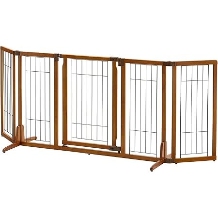 richell freestanding pet gate large