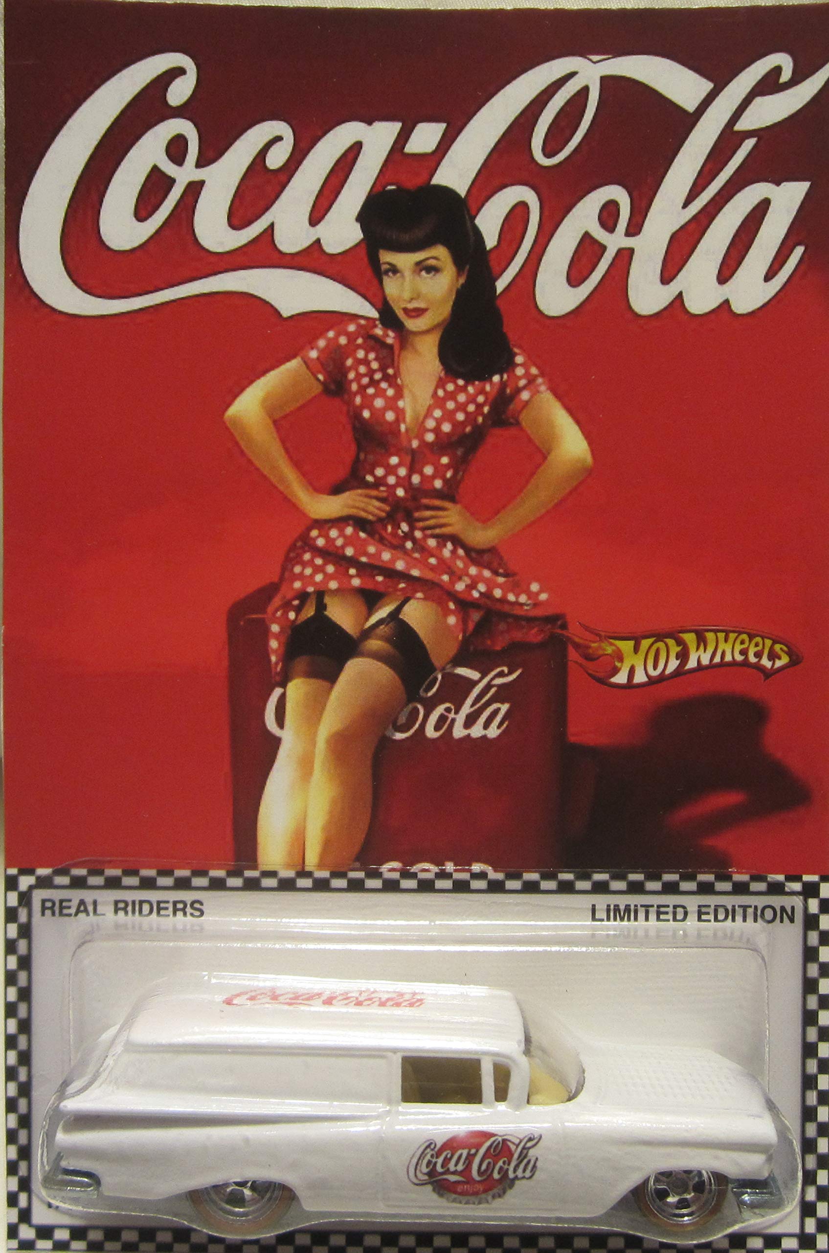 Buy Hot Wheels Custom '59 Chevy Coca Cola Real Riders Rubber Wheels