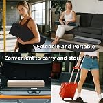 1/2 Inch Extra Thick Yoga Mat Pilates Equipment, 69"x24" Odorless Workout Mats for Home Gym, Non-slip Exercise Mats for Women Men Home Workout, Foldable Yoga Mats for Travel Camping Sleeping
