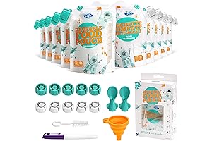 fefe Reusable Food Storage Containers for Kids - 10 Pack, 6oz