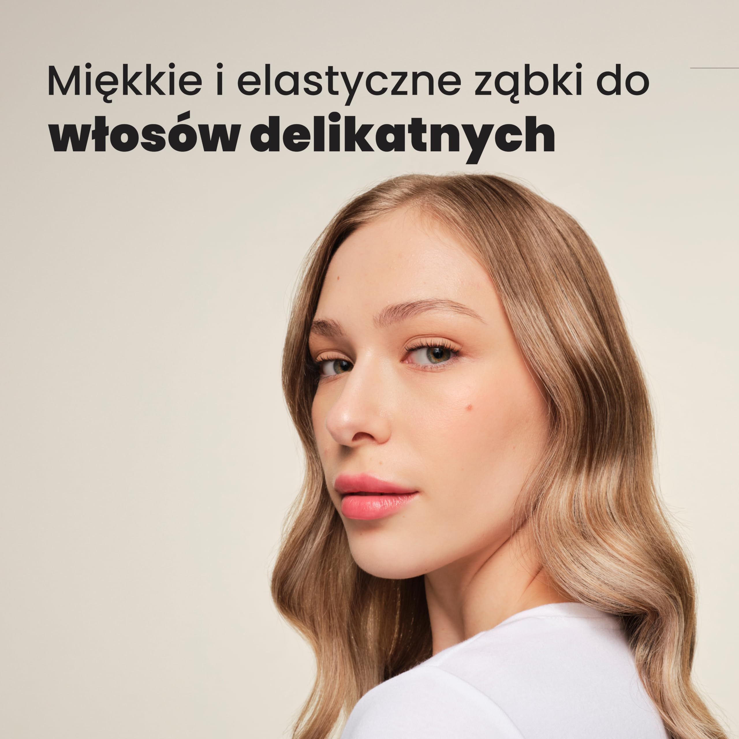 Tangle Teezer Fine and Fragile Ultimate, do włosów farbowanych, cienkich i delikatnych - Miękkie, elastyczne ząbki redukują łamanie i ciągnięcie - Łagodna dla delikatnych włosów - Miętowo-fioletowa
