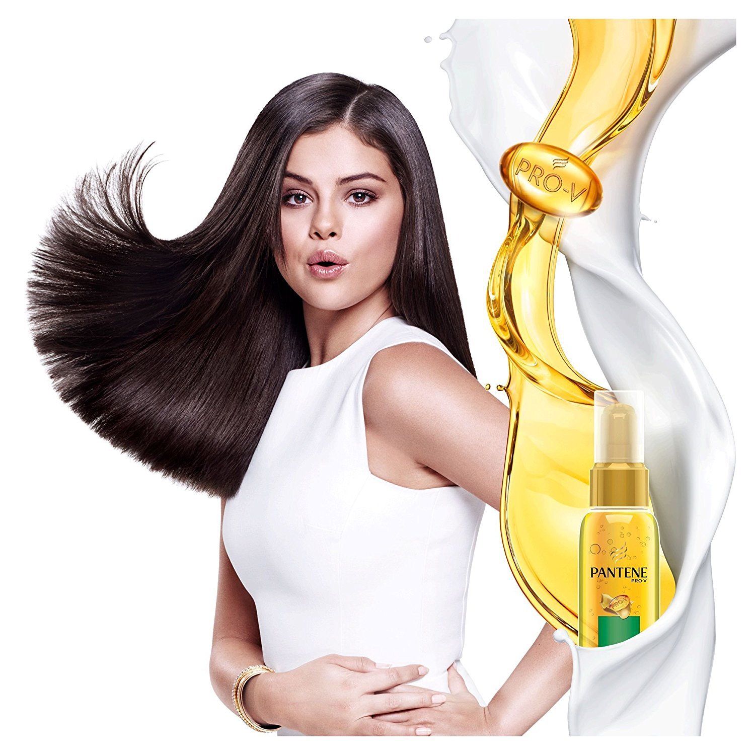 6 x PANTENE PRO-V Olio Secco D'Argan Lisci Effetto Seta 100 Ml
