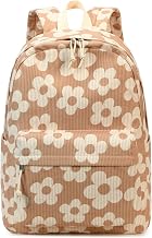 Bluboon School Backpack for Teen Girls Bookbags Elementary High School Corduroy Laptop Bags Women Travel Daypacks