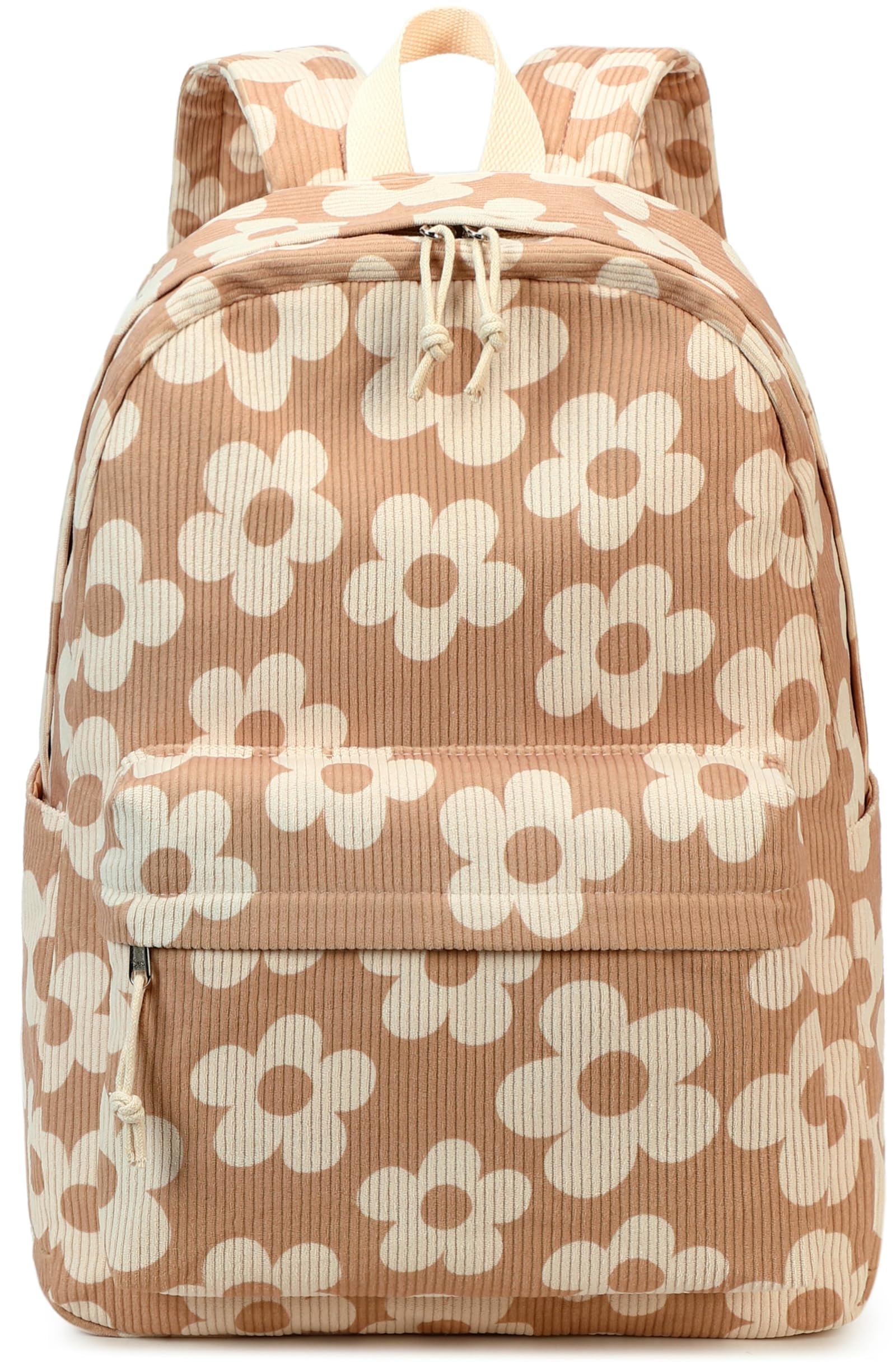 Bluboon School Backpack for Teen Girls Bookbags Elementary High School Corduroy Laptop Bags Women Travel Daypacks