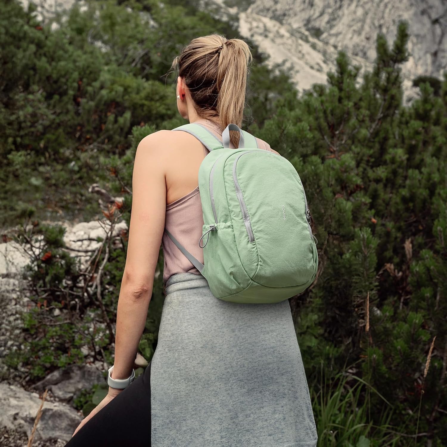 G4Free 15L Hiking Backpack, Bookbag for Students, Lightweight Water Resistant Daypack for Travel School College Women Men (Black) - Image 7