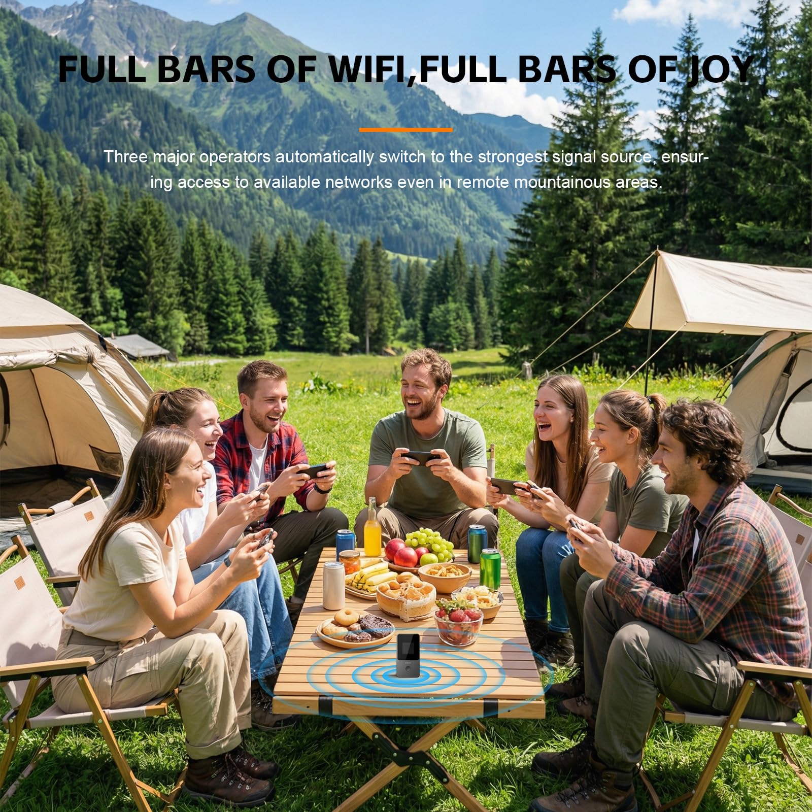 Hotspot WiFi portatile globale per viaggi, nessuna SIM richiesta, router 4G LTE che copre oltre 140 paesi, pay-as-you-go, collega fino a 10 dispositivi, dati USA da 10 GB inclusi, dati gratuiti a vita