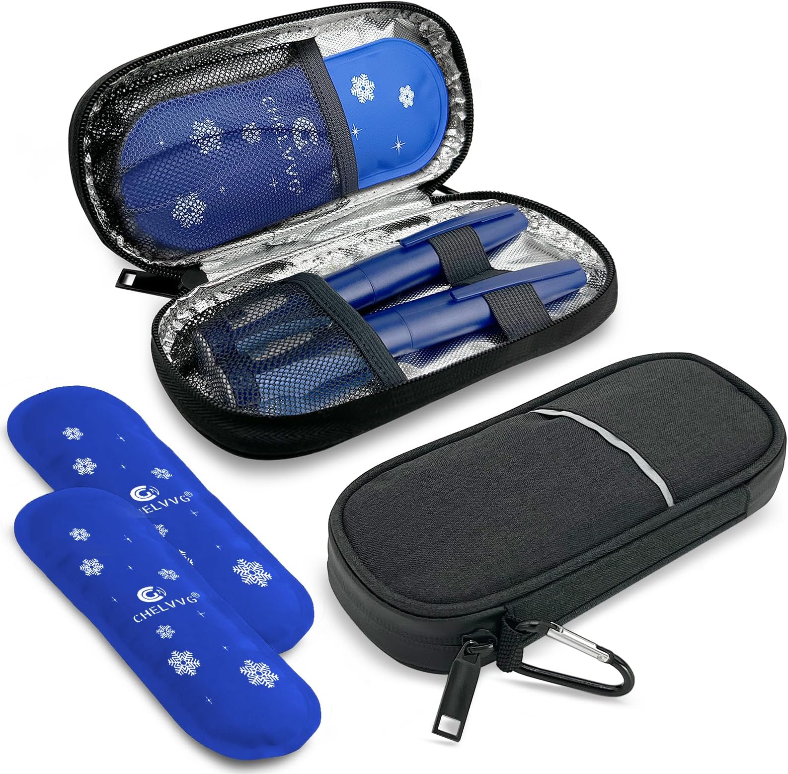 LengKe Insulin Travel Case Portable Medical Cooler Bag for